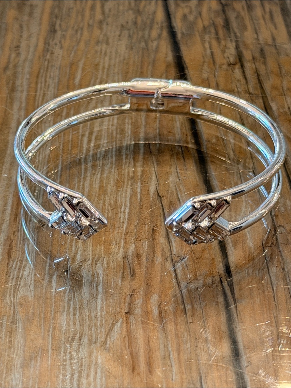 Bomb Party Bracelets! Personally Curated Crystal and Silver-Tone Stack - Picture 5 of 6